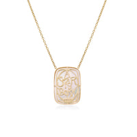 Diamonds A Star is Born Necklace with Yellow Mother of Pearl