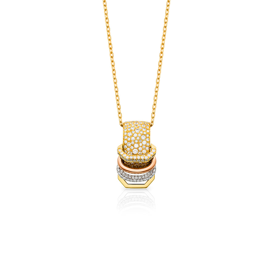 The Akasha Necklace with Diamonds