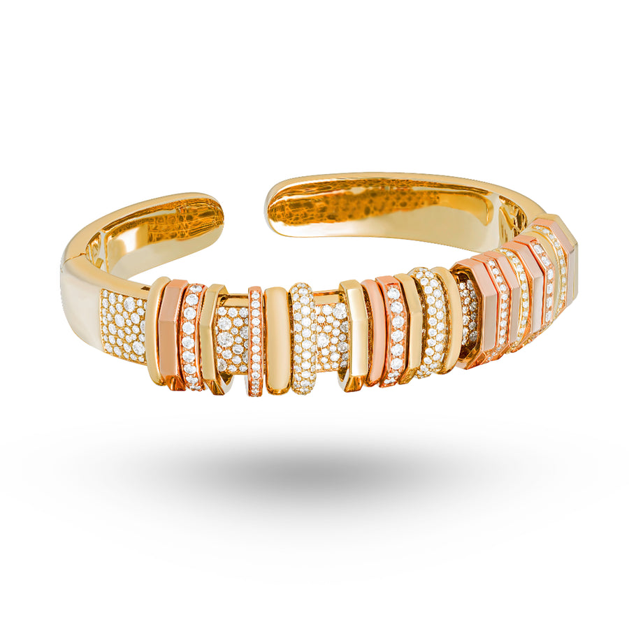 Akasha Bracelet with Pavé on Band