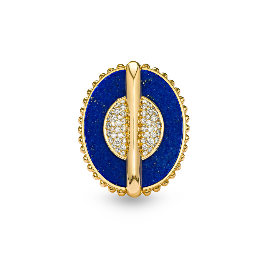As Above So Below Ring in Lapis Lazuli