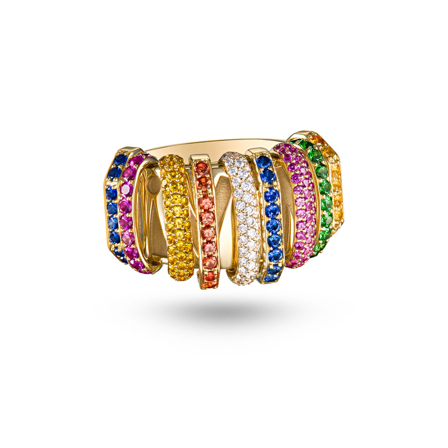 Divine Rainbow Whisper Ring