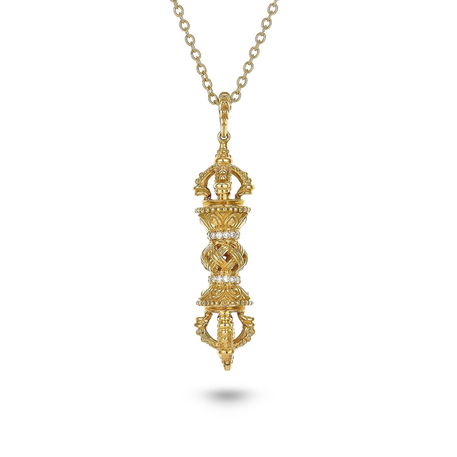 Gold Dorje Necklace