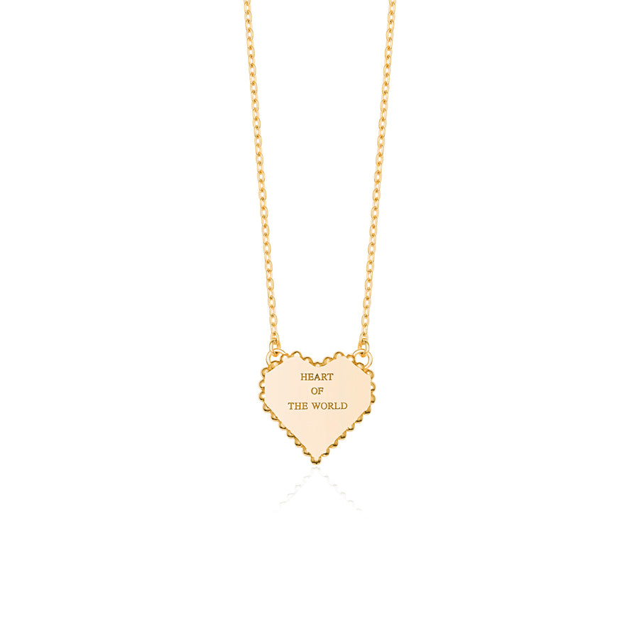 Small Heart of the World Necklace
