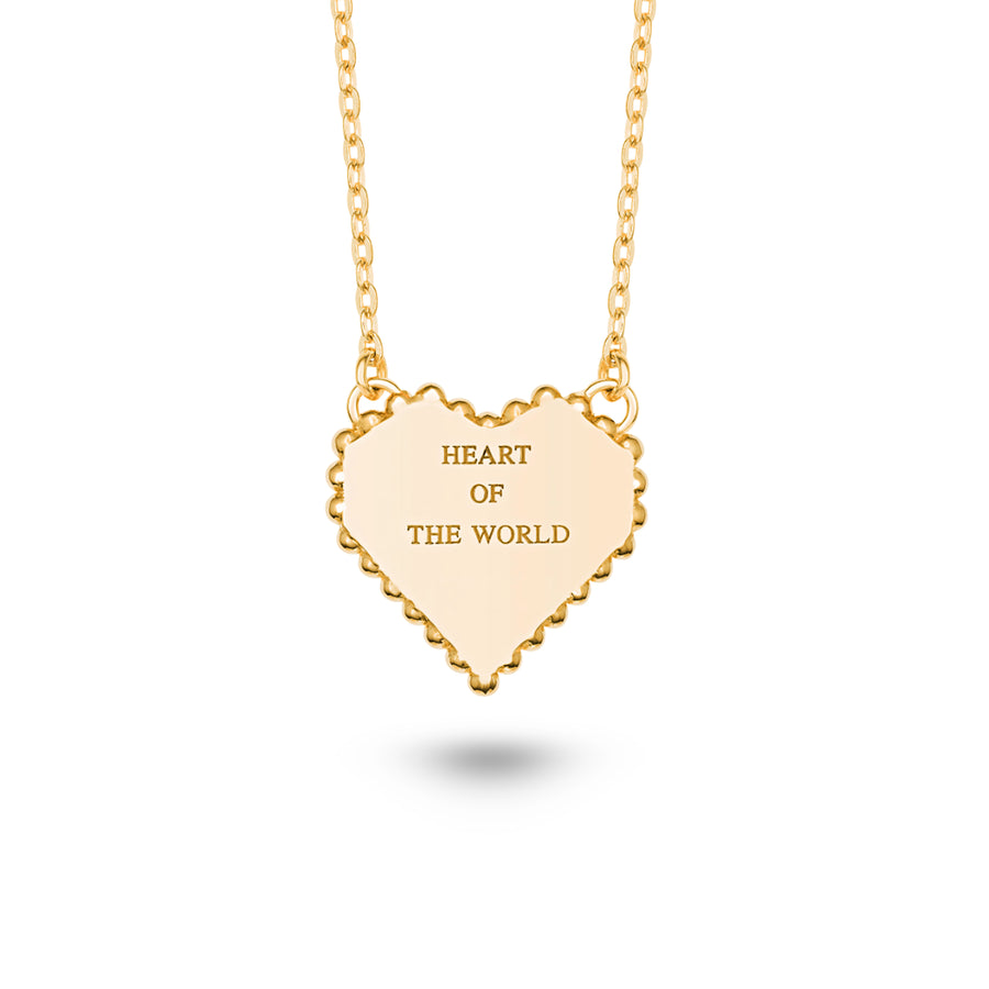 Small Heart of the World Necklace