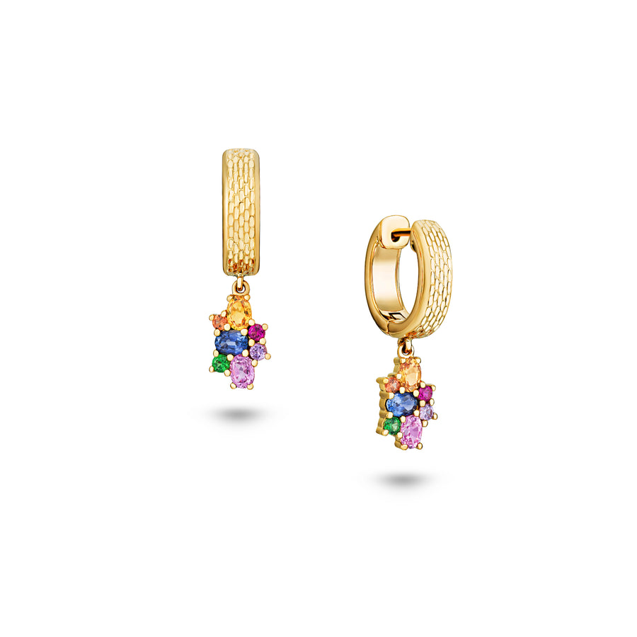 Pleiades Rainbow Dangling Earrings