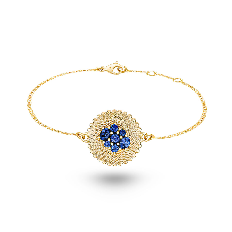 Seven Sisters Blue Sapphire Bracelet