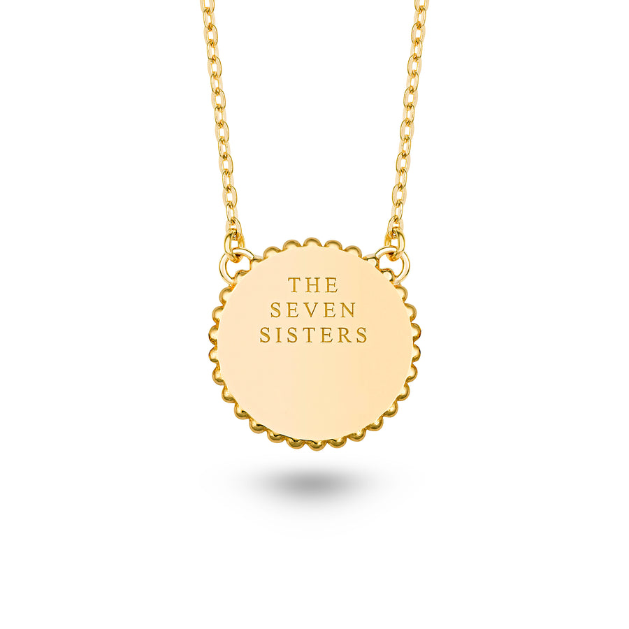 Seven Sisters Pink Sapphire Necklace