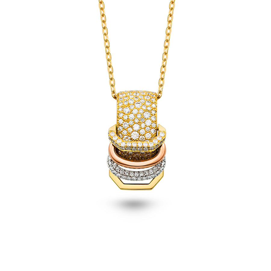 The Akasha Necklace with Diamonds