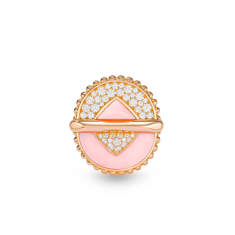 Vice Versa Ring in Pink Opal