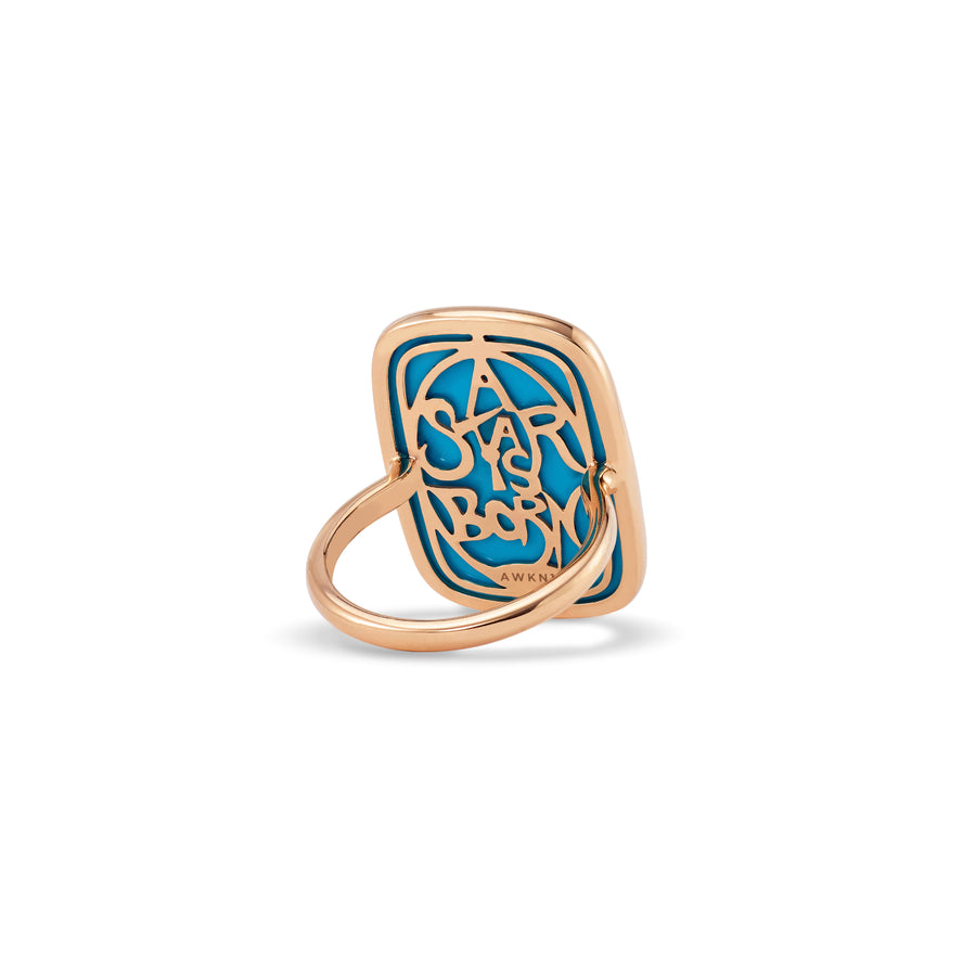 A Star Is Born Ring with Turquoise