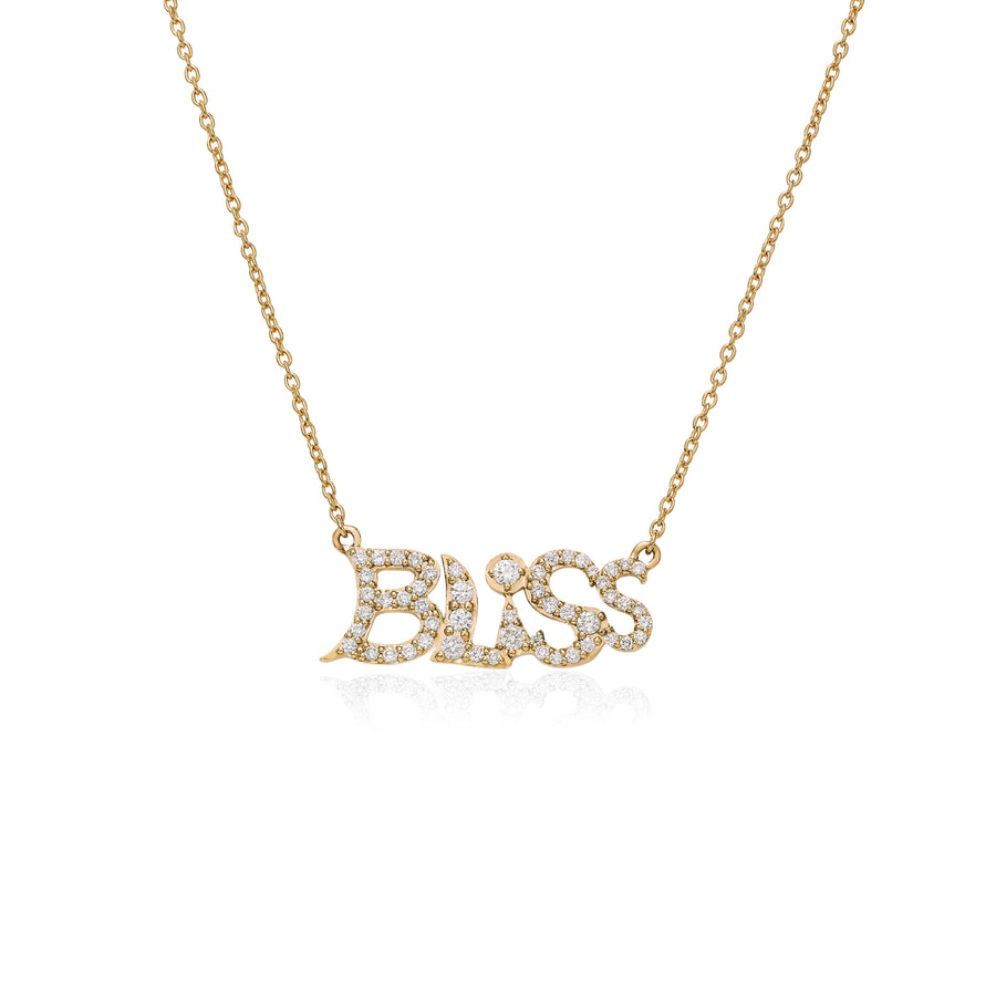 Bliss Necklace Yellow Gold Wisdom Graffities