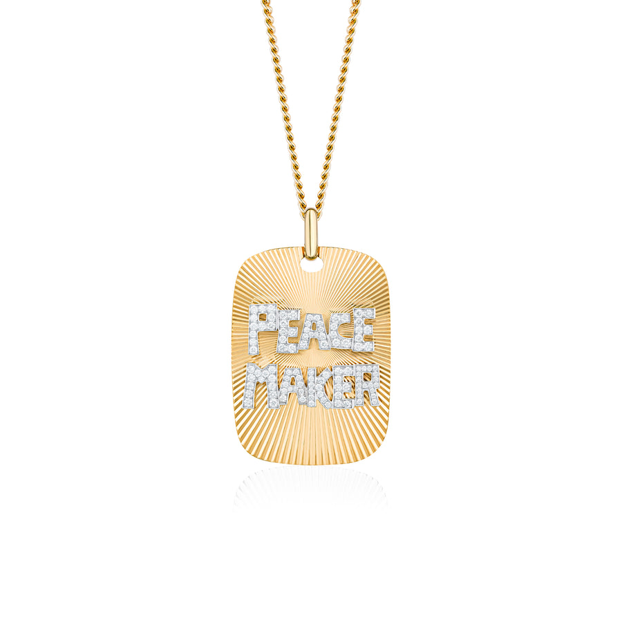 Diamond Peace Maker Necklace