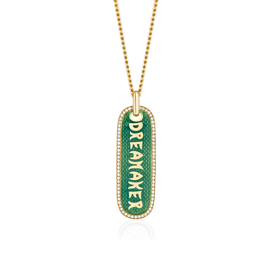 Dreamaker Enamel Necklace-Wisdom graffiti