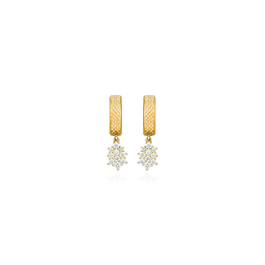 Pleaides Diamond Dangling Earrings