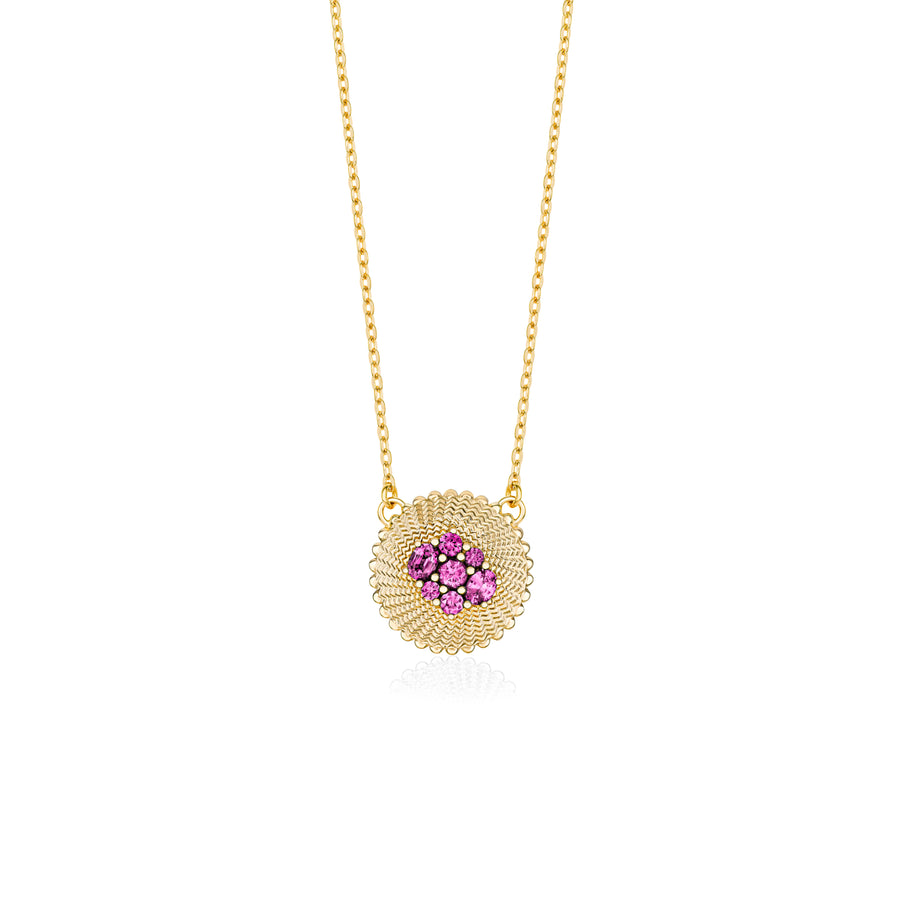 Seven Sisters Pink Sapphire Necklace-The Seven Sisters - The Pleiades